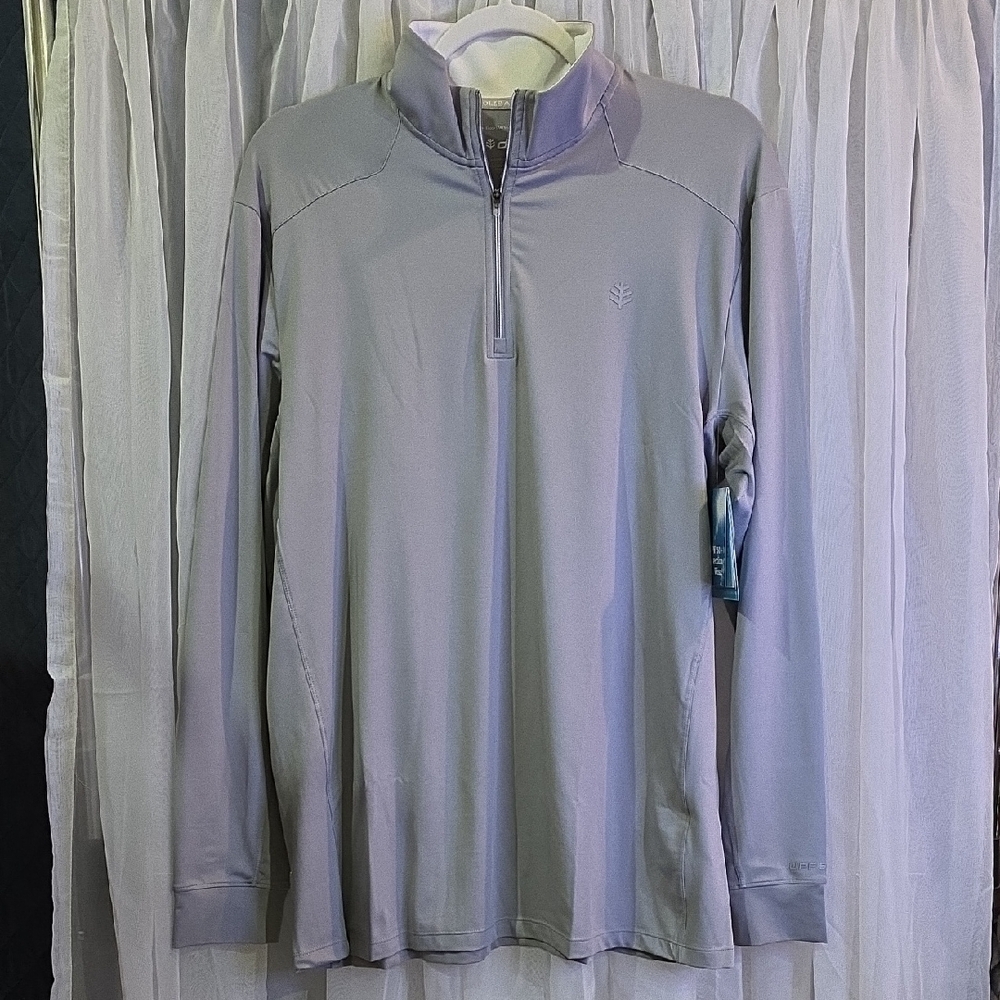 #202 NWT Coolibar Gray UPF 50+ Performance Shirt